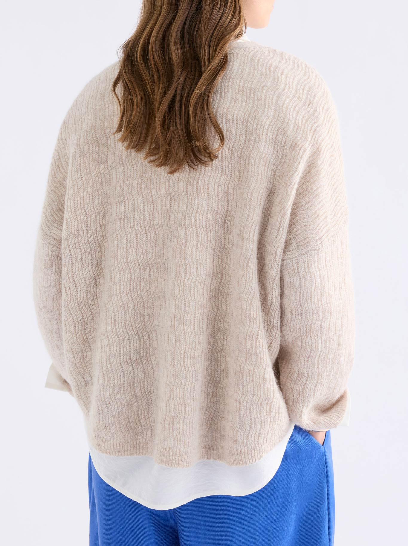 ELK AGNA PATTERN SWEATER
