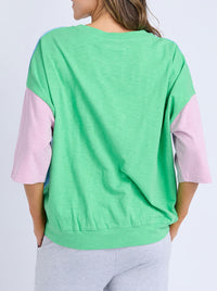 ELM MAZIE COLOUR BLOCK SWEAT