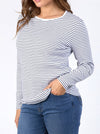 ELM HAYLEY RIB LONG SLEEVE TEE
