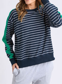 ELM STRIPE SLOANE CREW