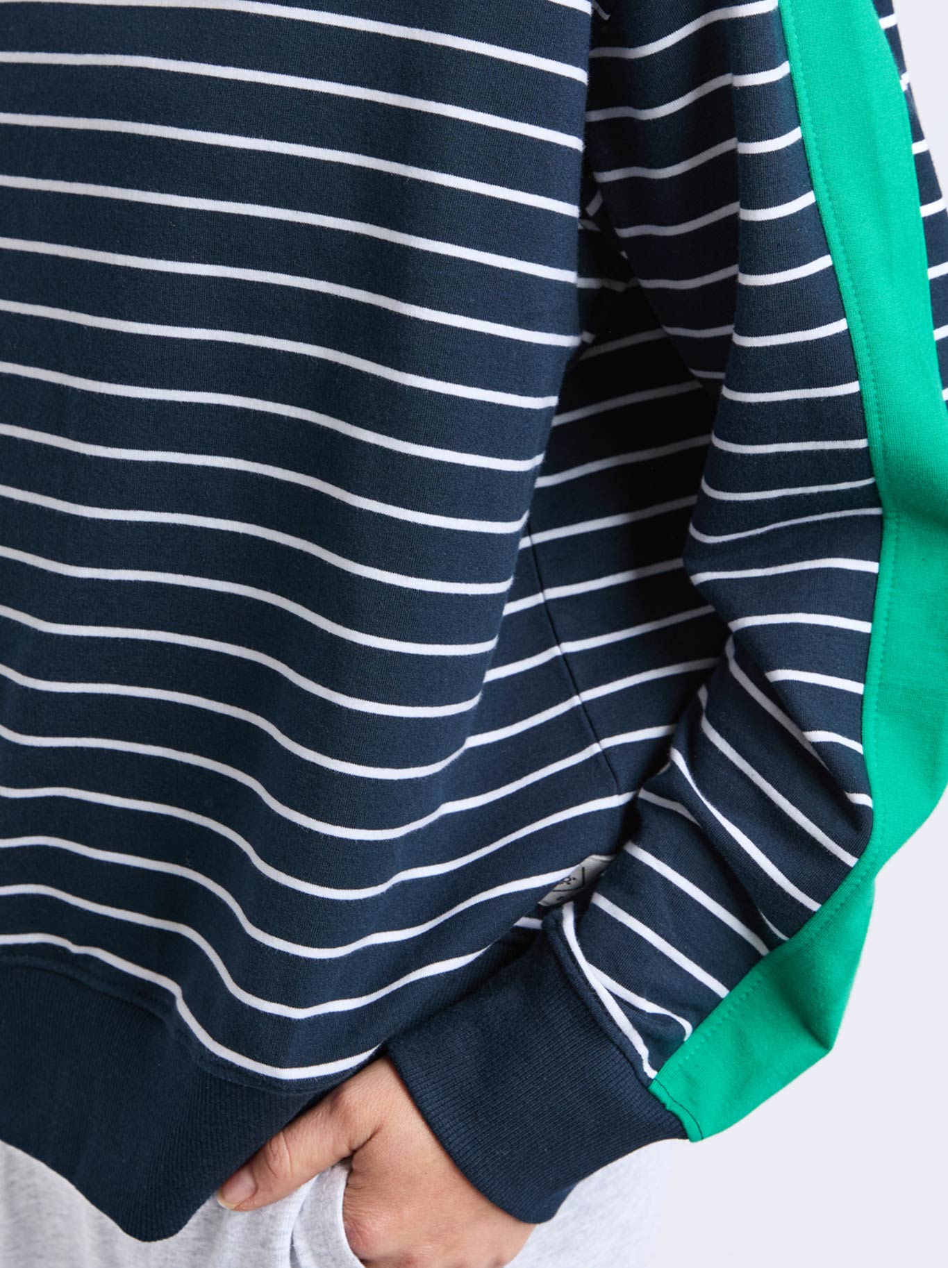 ELM STRIPE SLOANE CREW