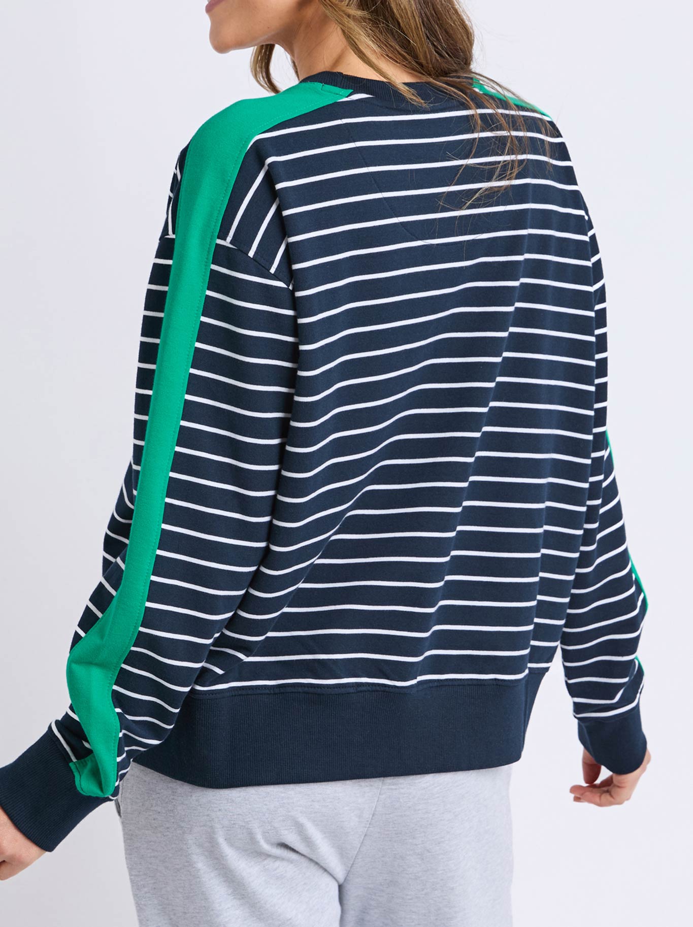 ELM STRIPE SLOANE CREW