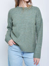 ENNI HI LOW CREW NECK SWEATER