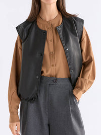 ELK STRIIND LEATHER VEST