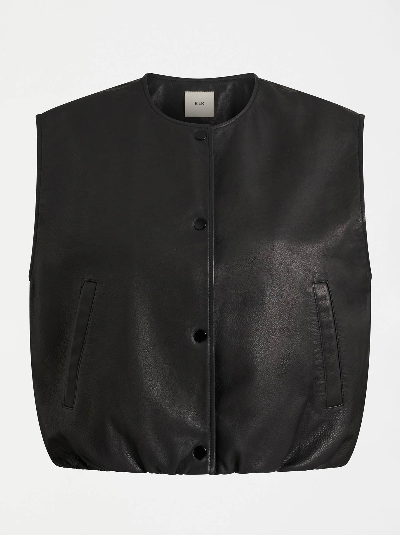 ELK STRIIND LEATHER VEST