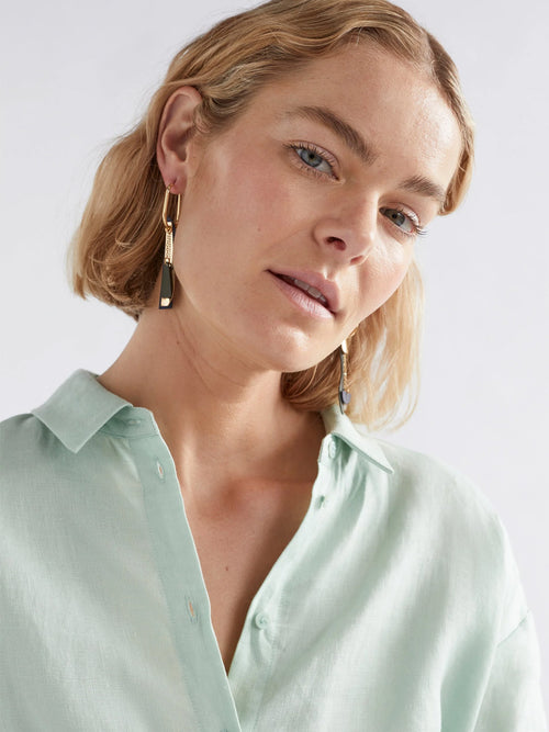 ELK BRAQUE HOOP EARRING