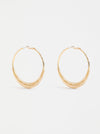 ELK SOLF METALLIC HOOP EARRING