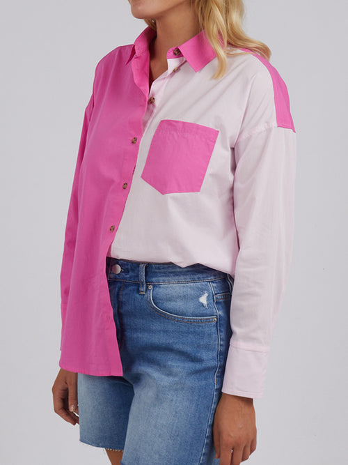 ELM DELIA SPLICED SHIRT