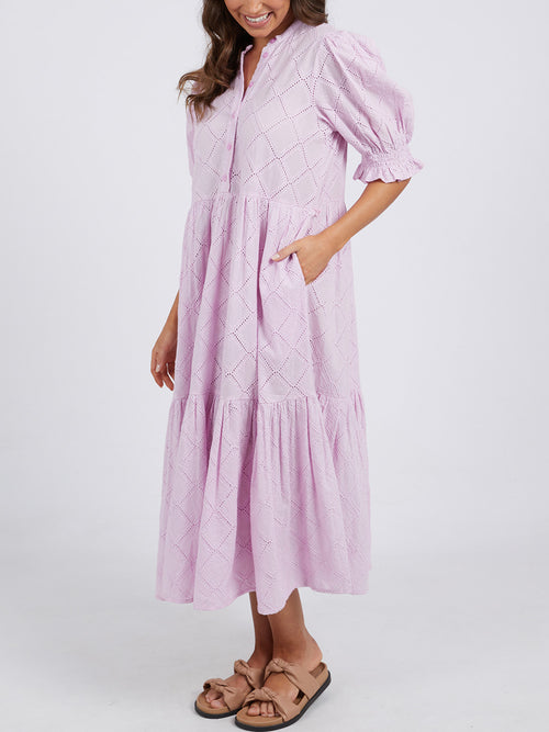 ELM OTTILI BRODERIE DRESS