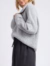 ELM BRON BUTTON KNIT