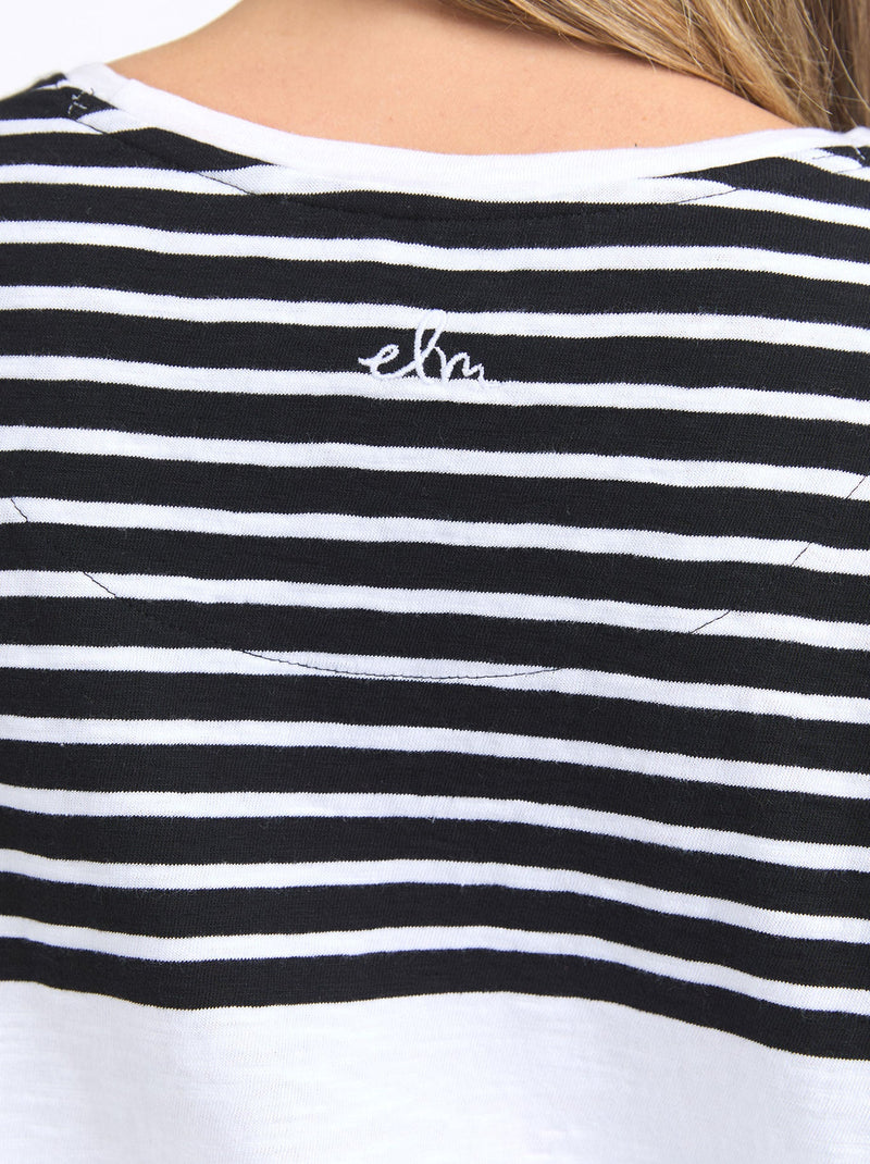 ELM LEXA STRIPE LONG SLEEVE TEE