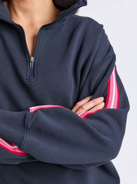 ELM LOVER 1/4 ZIP CREW