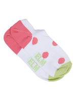 ELM CHERRY SPOT 2 PACK NO SHOW ANKLE SOCK