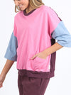ELM MAZIE COLOUR BLOCK SWEAT