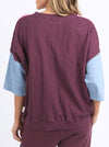 ELM MAZIE COLOUR BLOCK SWEAT