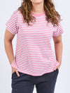 ELM YARA STRIPE SHORT SLEEVE TEE