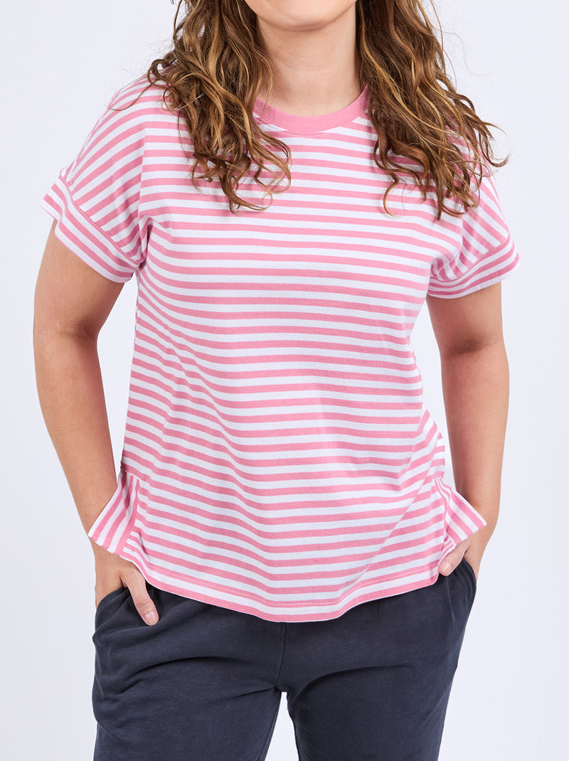 ELM YARA STRIPE SHORT SLEEVE TEE