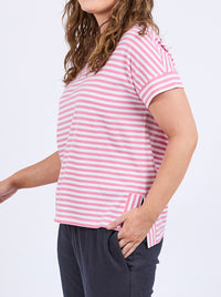 ELM YARA STRIPE SHORT SLEEVE TEE