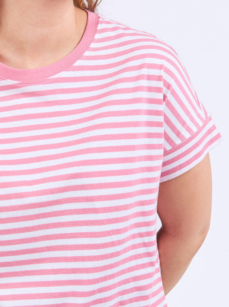 ELM YARA STRIPE SHORT SLEEVE TEE