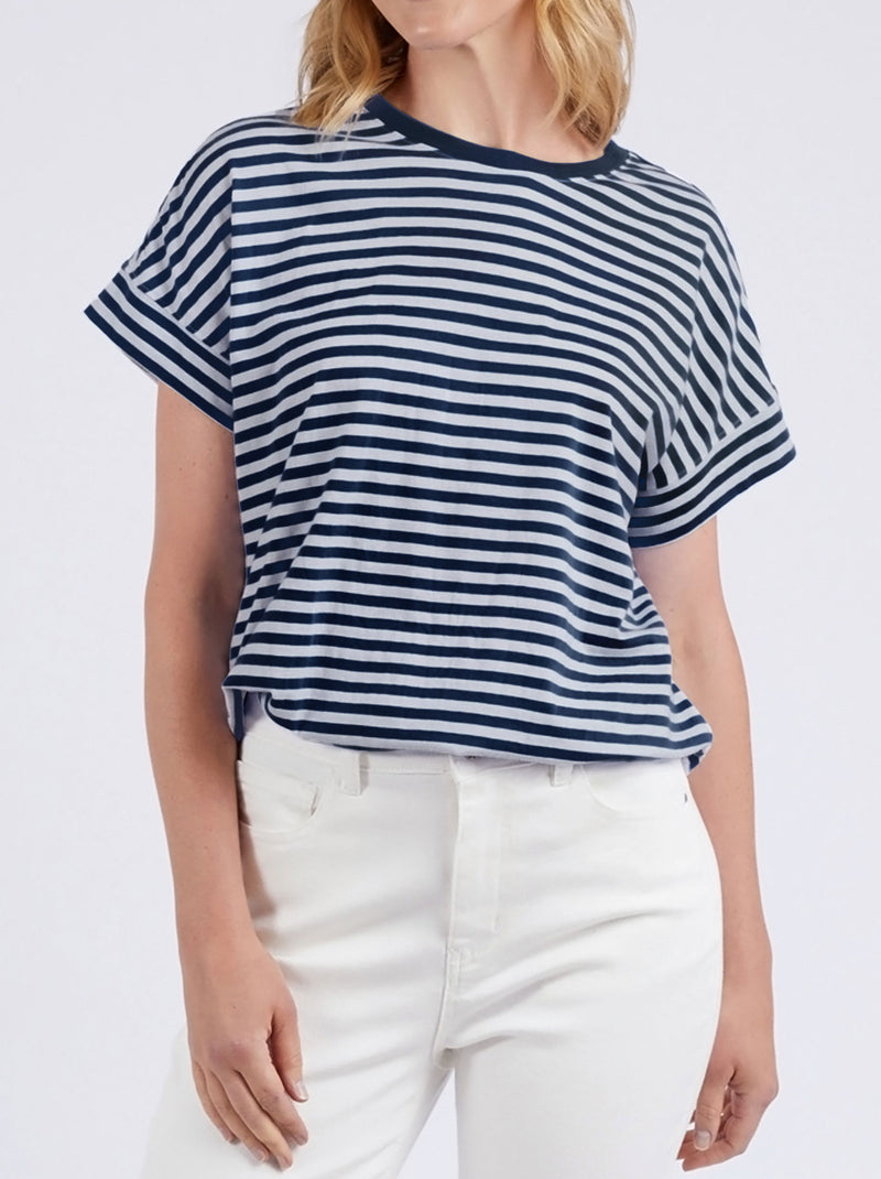 ELM YARA STRIPE SHORT SLEEVE TEE