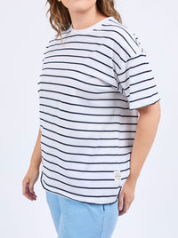 ELM WINONA STRIPE SHORT SLEEVE TEE