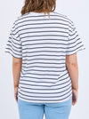 ELM WINONA STRIPE SHORT SLEEVE TEE