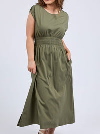 ELM NELLE MIDI DRESS