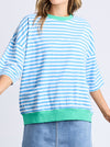 ELM MAZIE STRIPE SWEAT