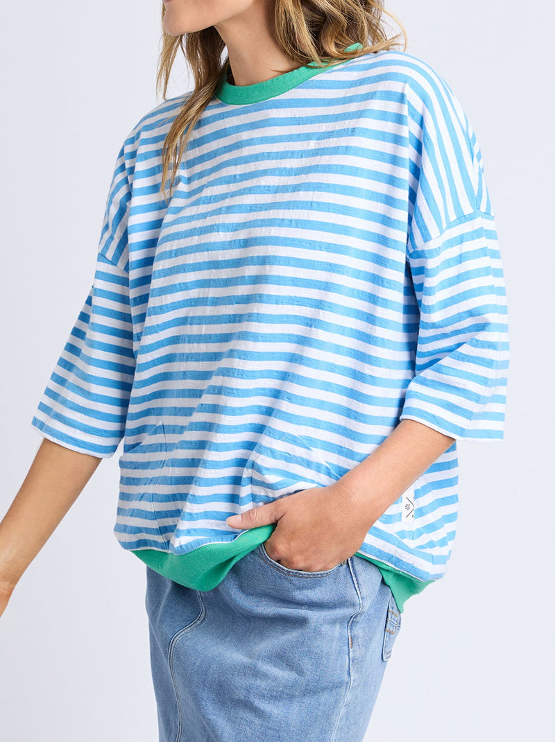 ELM MAZIE STRIPE SWEAT