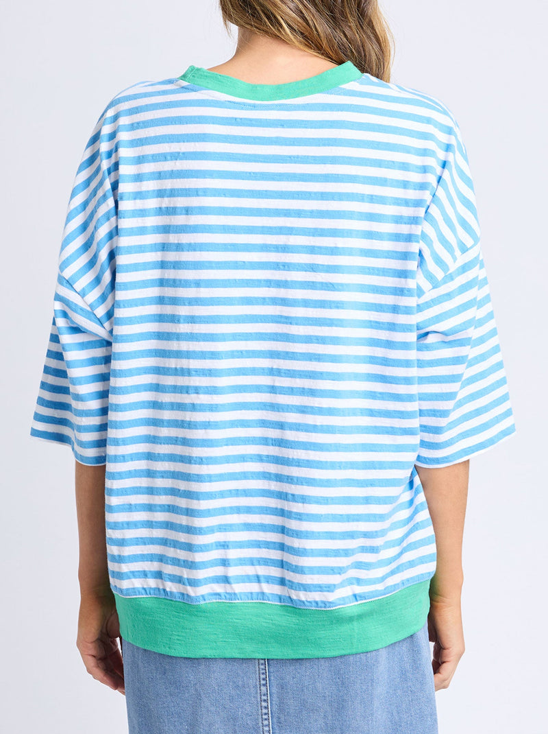 ELM MAZIE STRIPE SWEAT