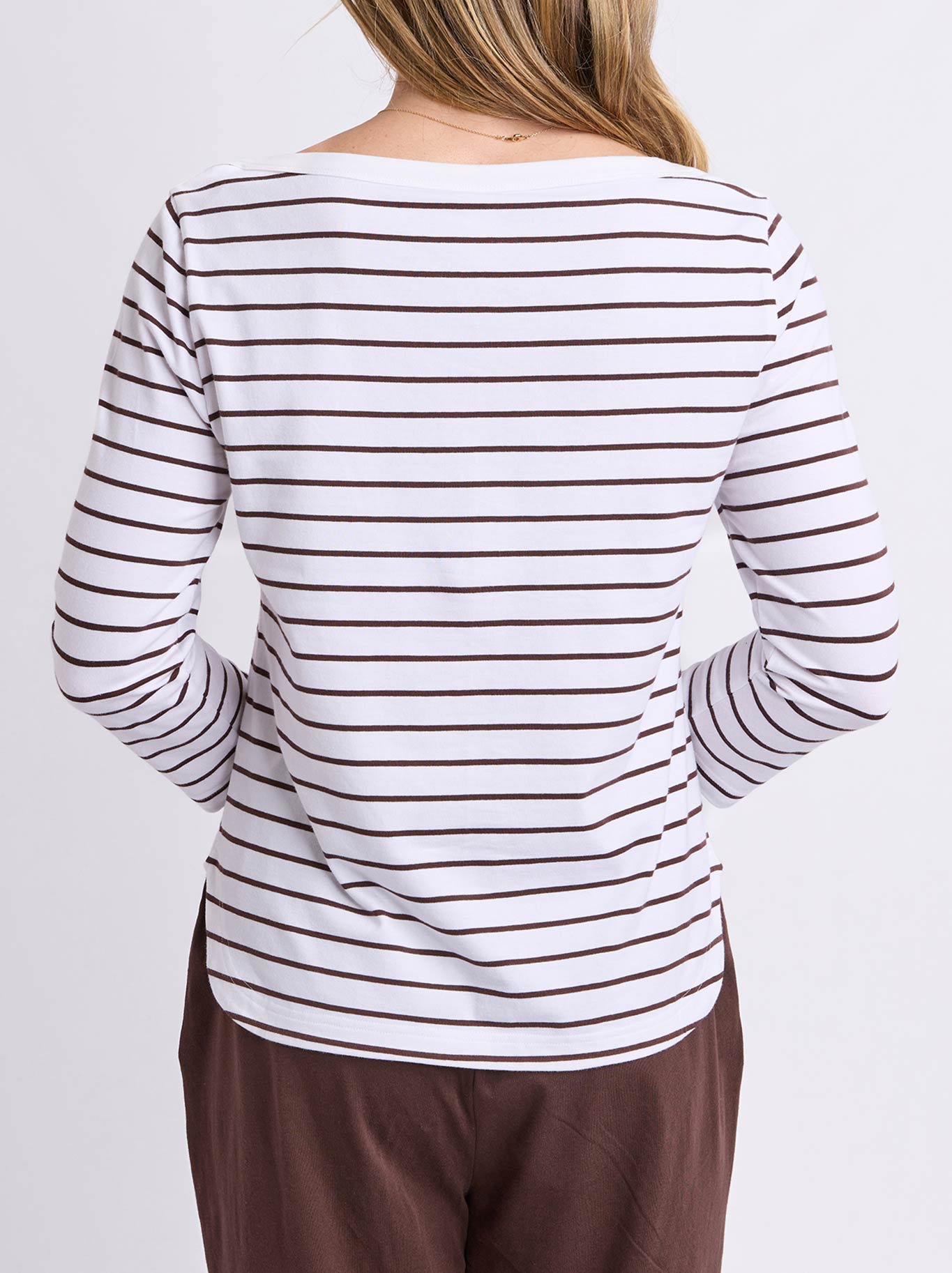 ELM ELIZA BOAT NECK TEE