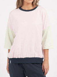 ELM MAZIE COLOUR BLOCK SWEAT