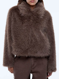 ENA PELLY CHARLIE FAUX FUR JACKET