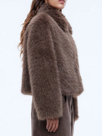 ENA PELLY CHARLIE FAUX FUR JACKET