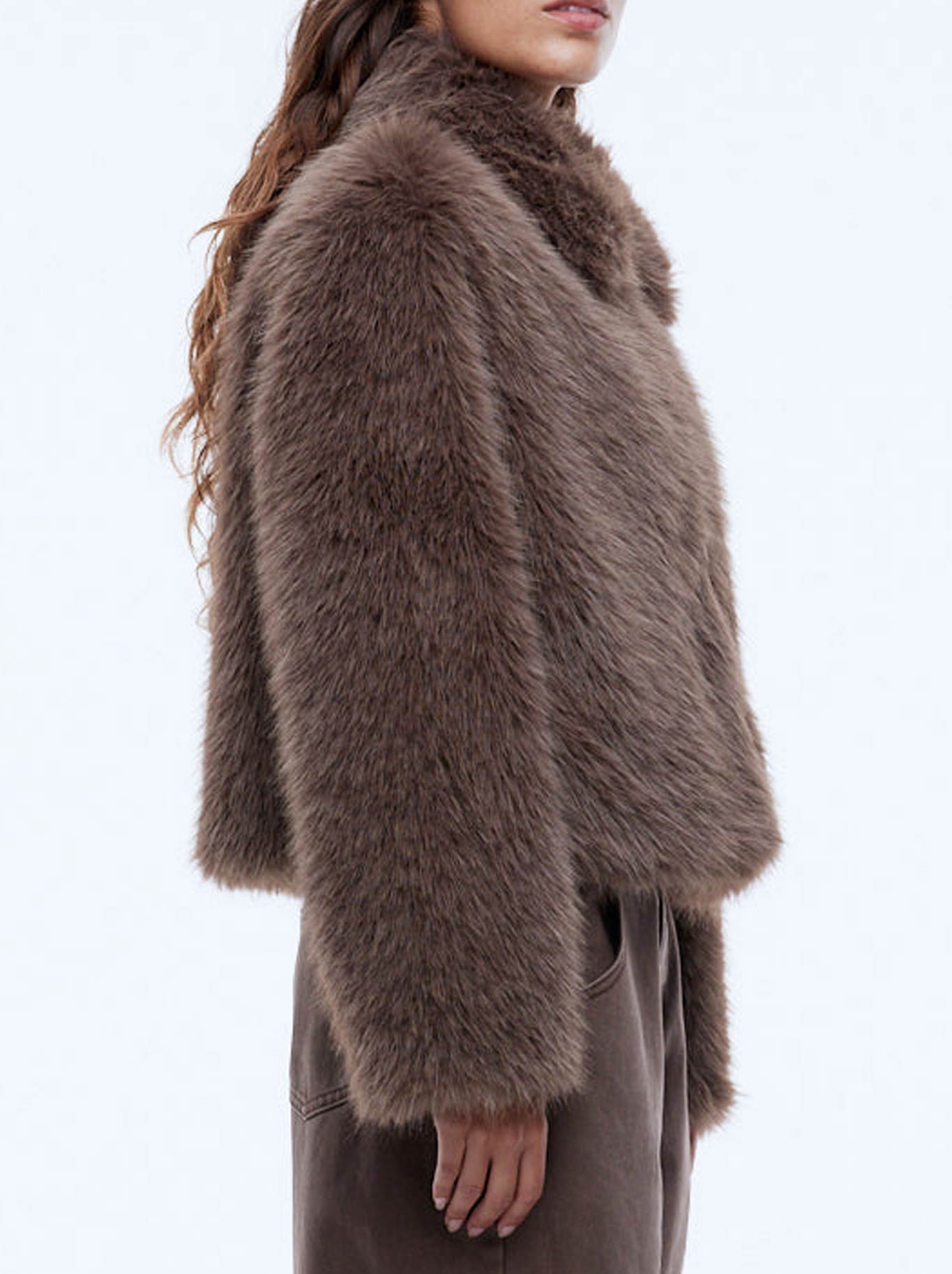 ENA PELLY CHARLIE FAUX FUR JACKET