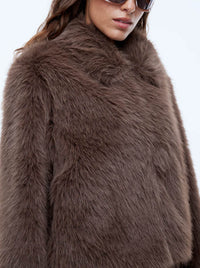 ENA PELLY CHARLIE FAUX FUR JACKET