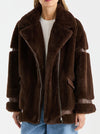 ENA PELLY CLOVER FAUX JACKET