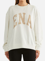 ENA PELLY LILLY OVERSIZED SWEATER - COLLEGE
