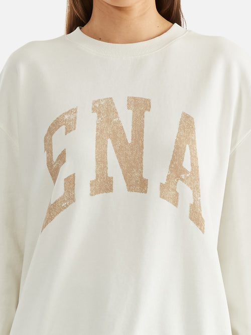 ENA PELLY LILLY OVERSIZED SWEATER - COLLEGE
