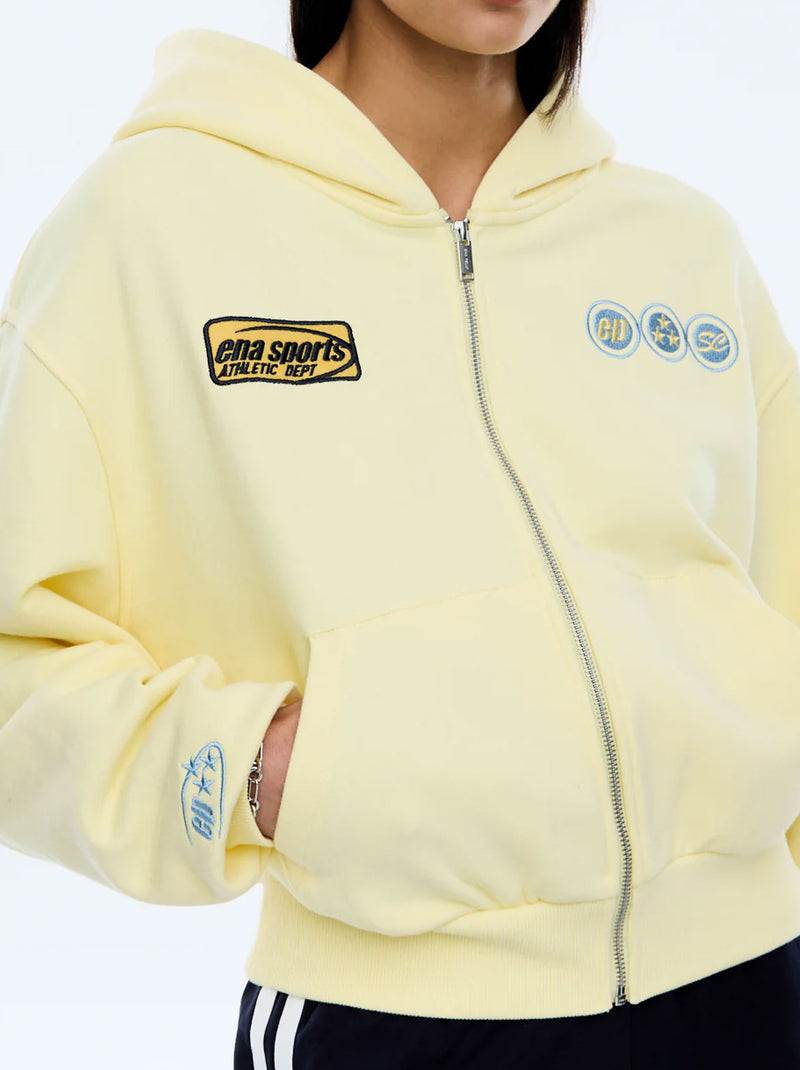 ENA PELLY SPORTS ZIP THROUGH HOODIE