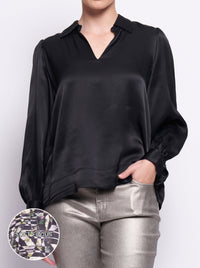 FOIL MAKE A STATEMENT BLOUSE
