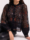FOIL STITCHUATION TOP