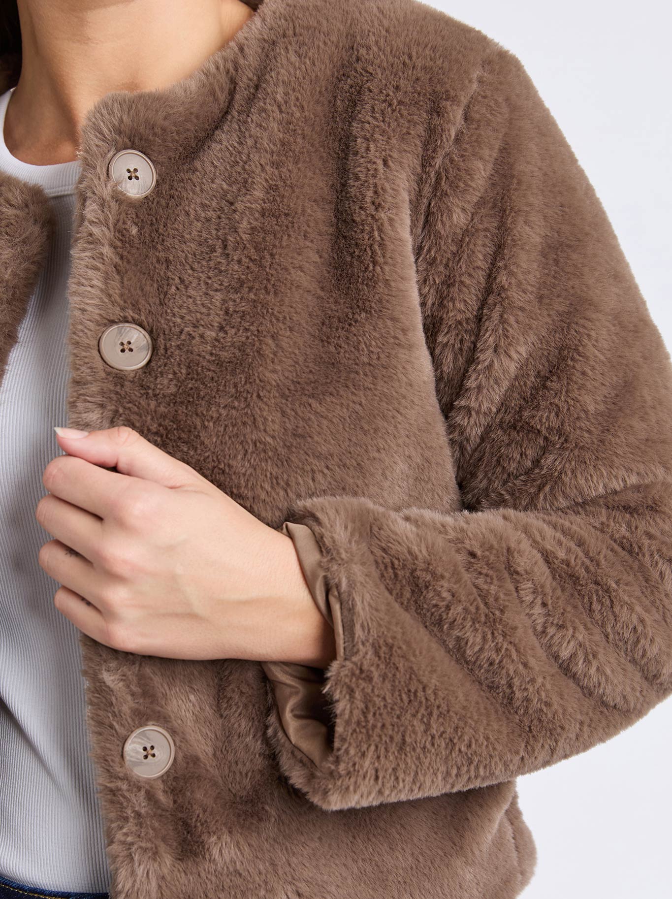 FOXWOOD SOFIA FAUX FUR JACKET