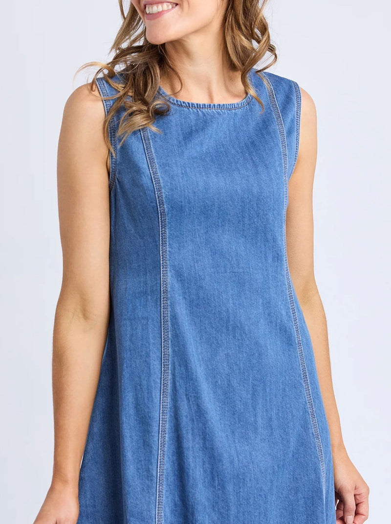 FOXWOOD SOLENE DENIM DRESS
