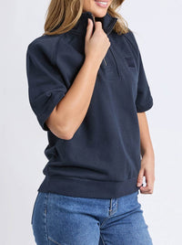 FOXWOOD PIPED CREW SOLID