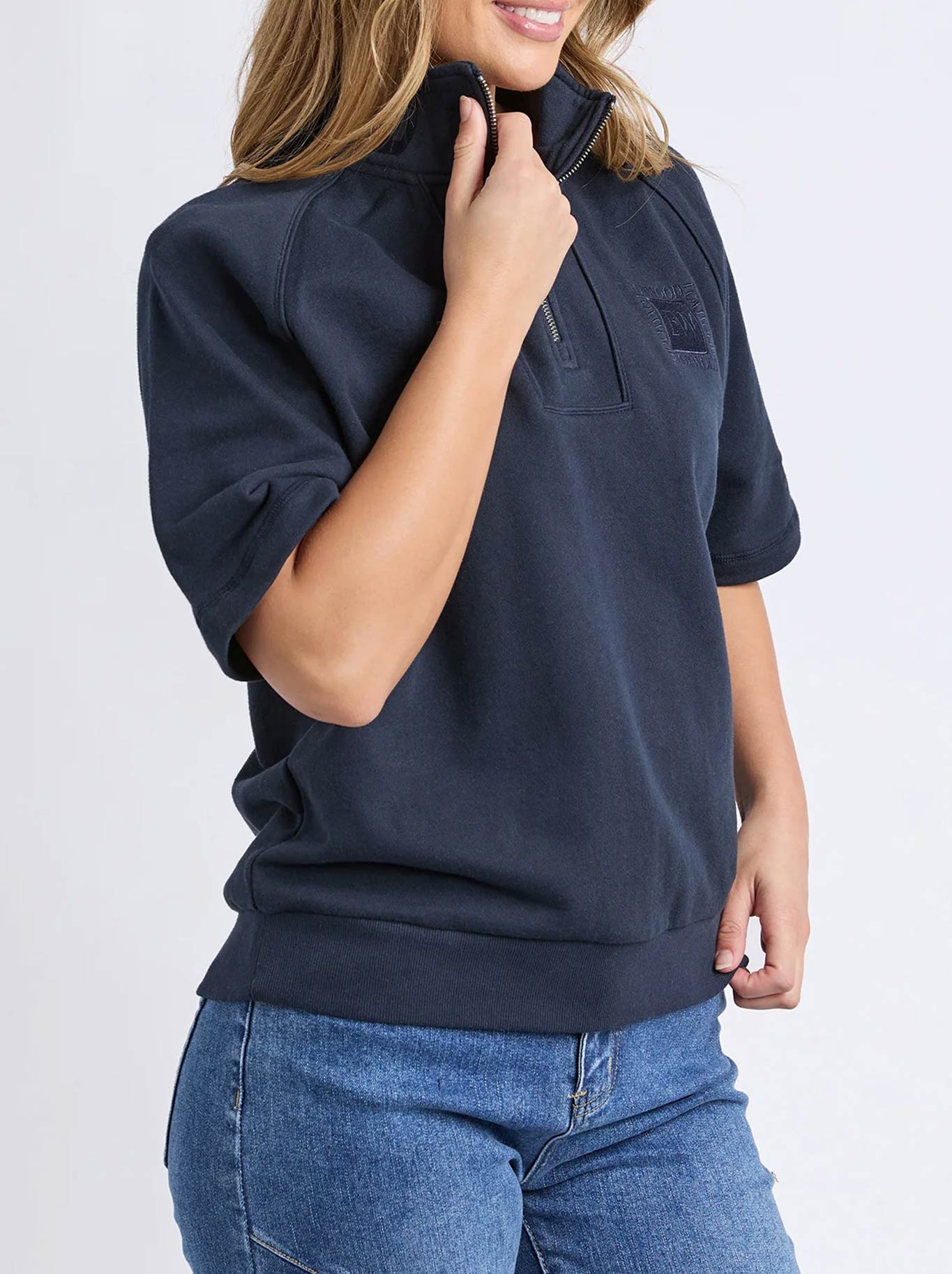 FOXWOOD PIPED CREW SOLID