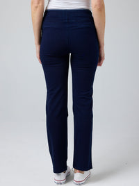 GABRIELLA FRATTINI STRAIGHT LEG LUSTRE PANTS