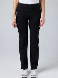 GABRIELLA FRATTINI STRAIGHT LEG LUSTRE PANTS