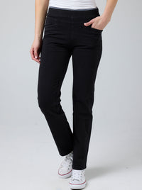 GABRIELLA FRATTINI STRAIGHT LEG LUSTRE PANTS