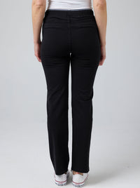 GABRIELLA FRATTINI STRAIGHT LEG LUSTRE PANTS